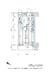 メインステージ川崎VIエグザ 7階1Kの間取り