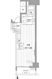 Ti-KAWASAKI ワンルームの間取図画像
