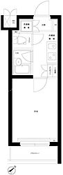 ルーブル溝の口 1Kの間取図画像