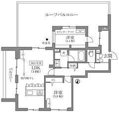 物件の間取り