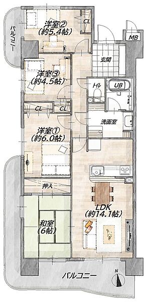 間取り：325000121705