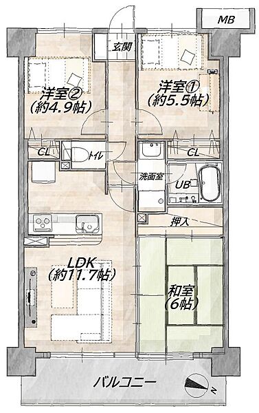 間取り：325000122060