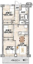 間取図画像 3LDK
