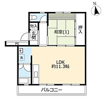 3階 / 1LDK / 45.72㎡