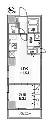 ALTERNA北品川 1LDKの間取図画像