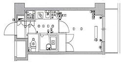 スカイコート池上壱番館 3階1Kの間取り