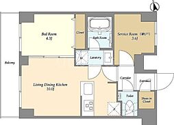 間取図画像 1SLDK