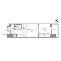 シーズンフラッツ大森西 2Kの間取図画像