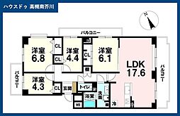 高槻ガーデンハウス 8階
