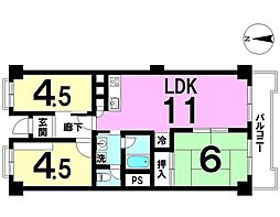 間取図画像 3LDK