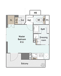 間取図画像 ワンルーム