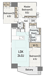 間取図画像 3LDK