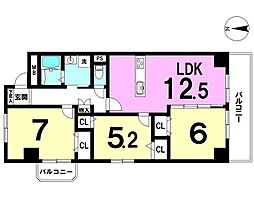 間取図画像 3LDK