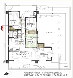 サンクレイドル並榎 4LDKの間取図画像