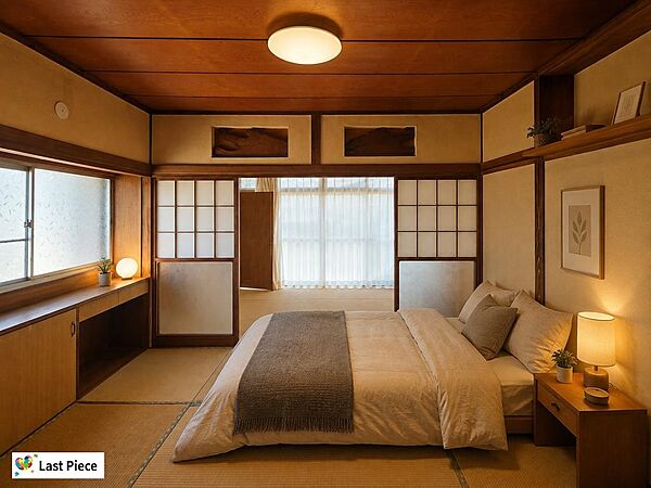 ～家具配置イメージ～　※こちらの写真は室内写真に生成AIで家具を配置した写真です。実際の物件には家具は配置されておりません。