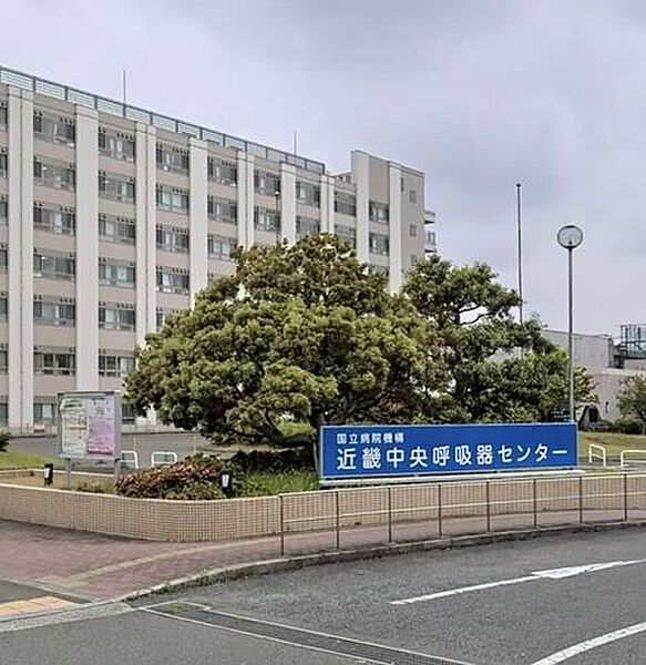 近畿中央呼吸器センター 1520m