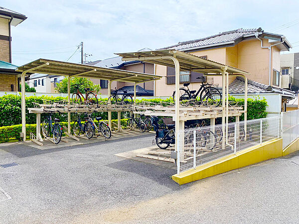 駐輪場の様子です。