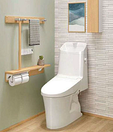 《施工イメージ_トイレ》清潔感あふれる快適なトイレスペースです