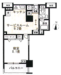 レグノ・セレーノ 1SKの間取図画像