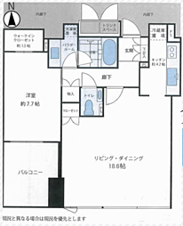 間取図画像 1LDK