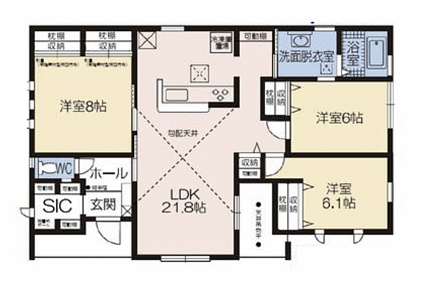 間取りを拡大表示