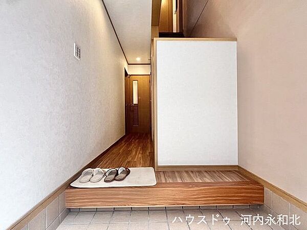 ゆったり土間で脱ぎ履きもスムーズ♪