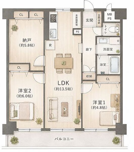 間取り：327002888064