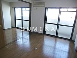 JR宇野線 大元駅 徒歩10分の賃貸マンション 7階2Kのリビング/ダイニング