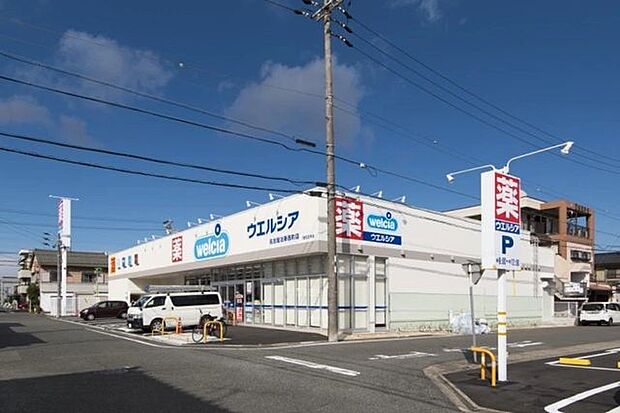 ウエルシア 法華西町店 600m
