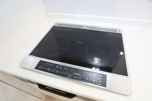 IHクッキングヒーター　同仕様　火を使用しないのでお手入れも簡単です！