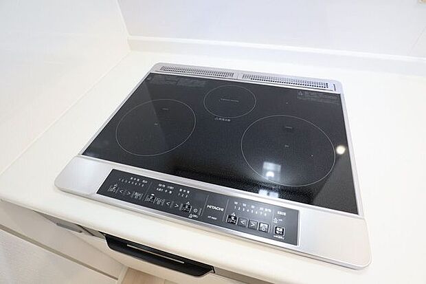 IHクッキングヒーター　同仕様　火を使用しないのでお手入れも簡単です！