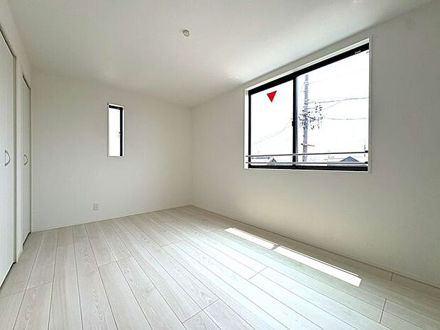 2面採光で明るく風通しの良いお部屋です!