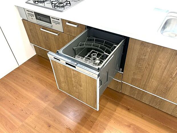 食器洗浄乾燥機　時短、節水に役立つ食洗機が標準装備！