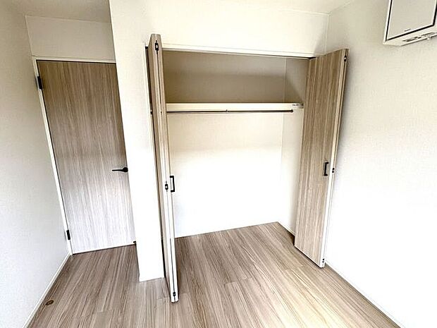 全室収納付き♪お部屋がスッキリ片付きますね♪