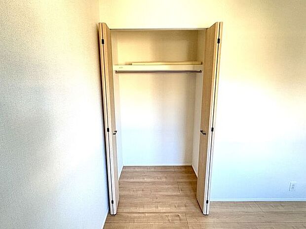 全室収納付き♪お部屋がスッキリ片付きますね♪