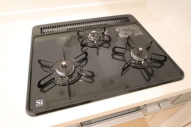 3口コンロ 同仕様 一度にたくさんのお料理が作れるので便利です!