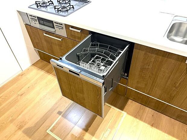 食器洗浄乾燥機 時短、節水に役立つ食洗機が標準装備!