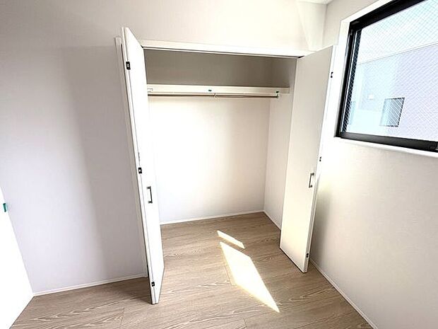 全室収納付き！お部屋がスッキリ片付きます！