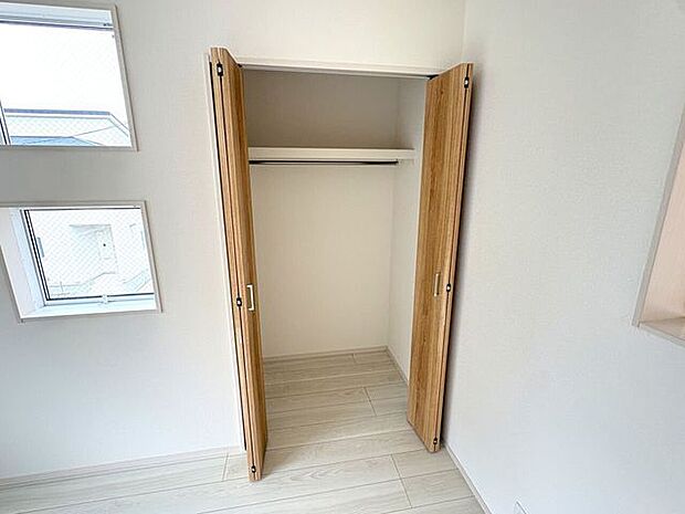 全室収納付き!お部屋がスッキリ片付きます!