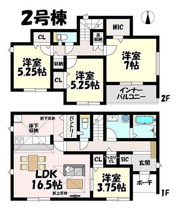 4LDK♪リビング16.5帖♪