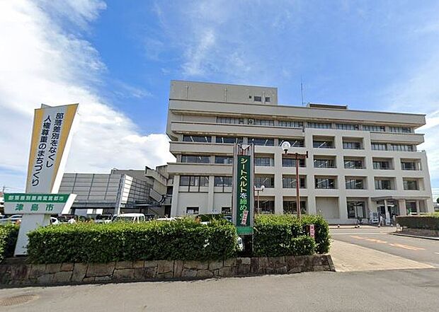 津島市役所 40m
