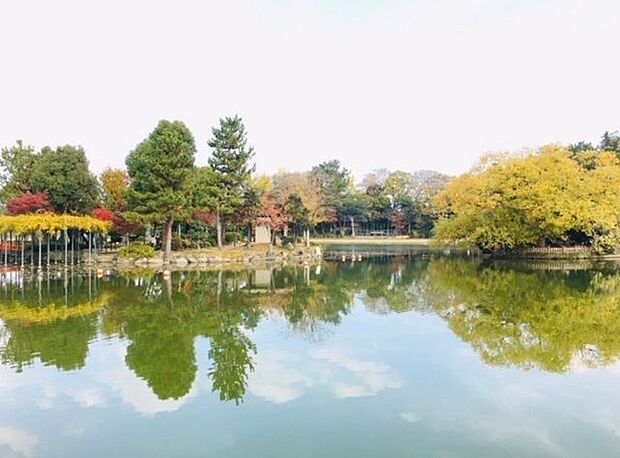 天王川公園 280m