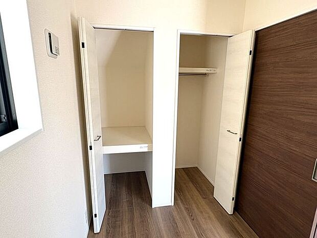 全室収納付き！お部屋がスッキリ片付きます！