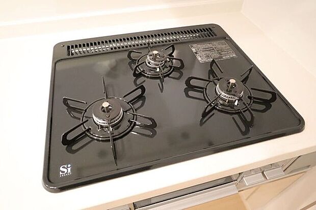 3口コンロ 同仕様 一度にたくさんのお料理が作れるので便利です!