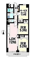 間取図画像 2SLDK