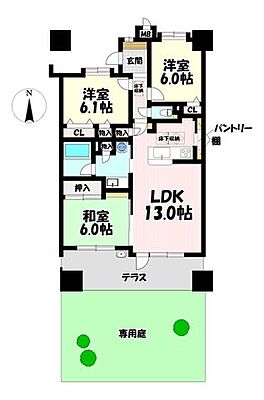 間取り ライオンズマンション港西第5 1階/-