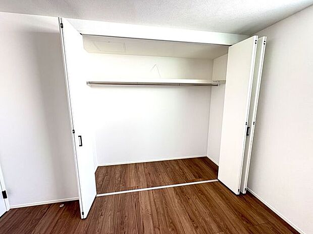 全室収納付き♪お部屋がスッキリ片付きますね♪