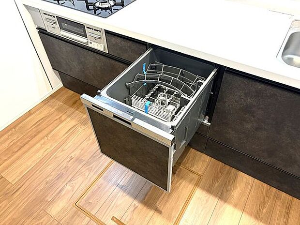 食器洗浄乾燥機 時短、節水に役立つ食洗機が標準装備!