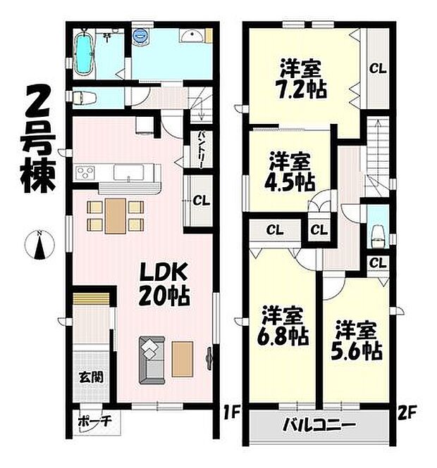 4LDK♪リビング20帖♪