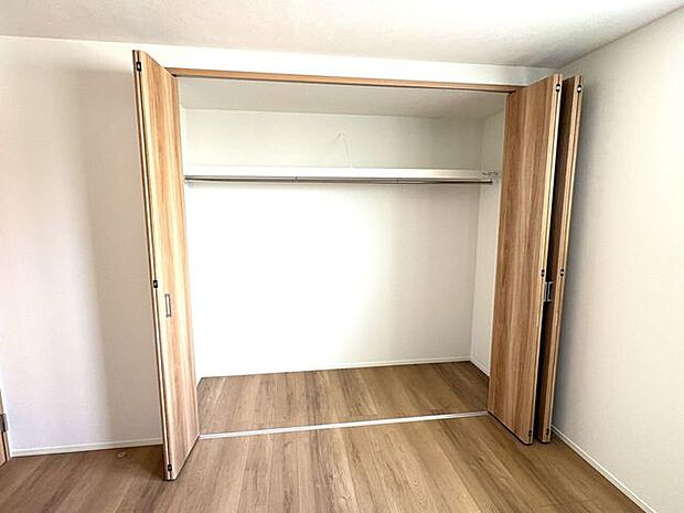 全室収納付き♪お部屋がスッキリ片付きますね♪